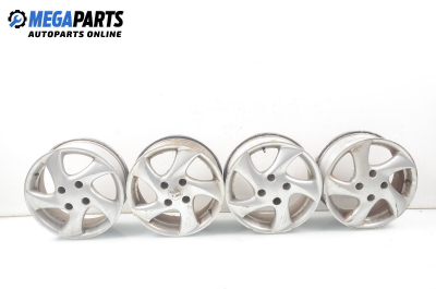 Alloy wheels for Peugeot 206 (1998-2006) 15 inches, width 6 (The price is for the set)