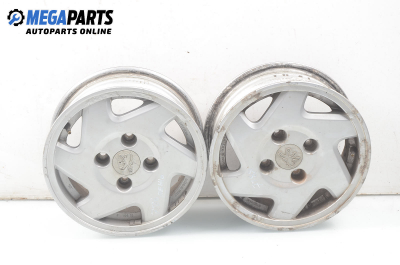 Alloy wheels for Peugeot 306 (1993-2001) 13 inches, width 5 (The price is for two pieces)