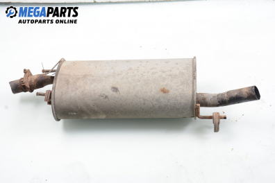 Rear muffler for Ford Fiesta IV 1.3, 50 hp, 1996