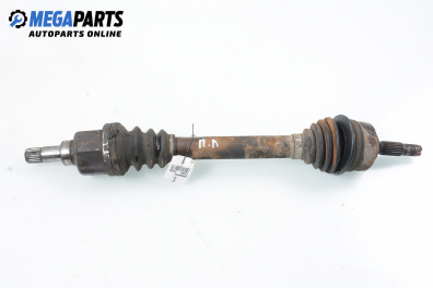 Driveshaft for Peugeot 206 1.6, 89 hp, hatchback, 3 doors, 1998, position: left