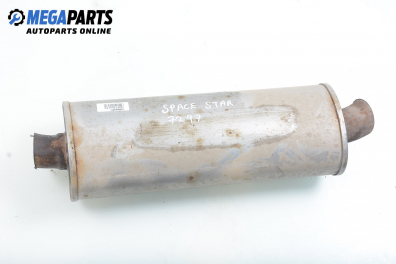 Muffler for Mitsubishi Space Star 1.9 DI-D, 102 hp, 2004