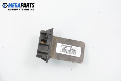 Blower motor resistor for Nissan Micra (K11) 1.0 16V, 54 hp, 3 doors, 1997