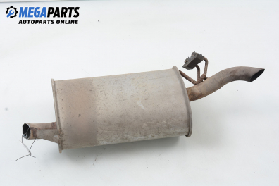 Muffler for Fiat Punto 1.6, 88 hp, 1995