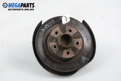 Knuckle hub for Mercedes-Benz A-Class W168 1.6, 102 hp, 5 doors, 1999, position: rear - left