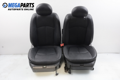 Leather seats with electric adjustment and heating for Mercedes-Benz E-Class 211 (W/S) 3.2 CDI, 204 hp, sedan automatic, 2004