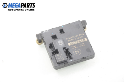 Steuermodul tür for Mercedes-Benz E-Klasse 211 (W/S) 3.2 CDI, 204 hp, sedan automatic, 2004, position: rechts, rückseite № A 211 820 16 26