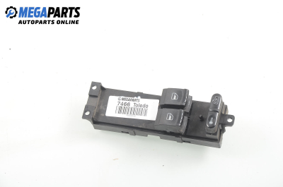 Window adjustment switch for Seat Toledo (1M) 1.6, 100 hp, sedan, 2000