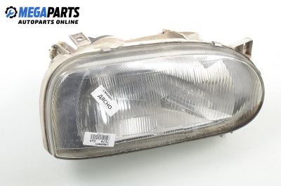 Headlight for Volkswagen Golf III 1.8, 90 hp, 3 doors, 1992, position: right Hella