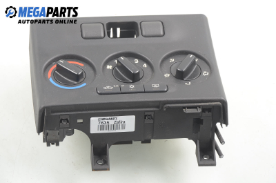 Air conditioning panel for Opel Zafira A 2.0 16V DTI, 101 hp, 2001