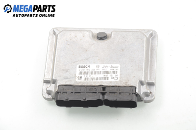 ECU for Opel Zafira A 2.0 16V DTI, 101 hp, 2001 № Bosch 0 281 010 268 / GM 24 417 169