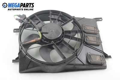 Radiator fan for Saab 9-3 2.2 TiD, 115 hp, hatchback, 5 doors, 2000