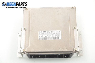 ECU for Mercedes-Benz E-Class 210 (W/S) 2.2 CDI, 125 hp, sedan, 1999 № Bosch 0 281 001 817