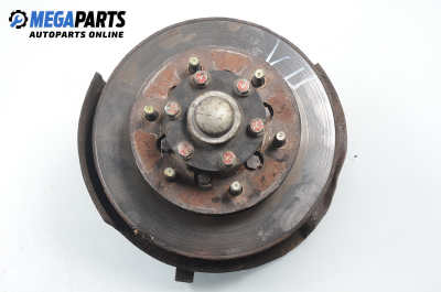 Knuckle hub for Mitsubishi Pajero II 2.8 TD, 125 hp, 3 doors automatic, 1999, position: front - left