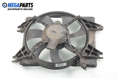 Ventilator radiator for Hyundai Accent 1.3, 86 hp, hatchback, 3 uși, 2000