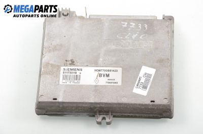 ECU for Renault Clio I 1.2, 58 hp, 5 doors, 1997 № Siemens S111730119