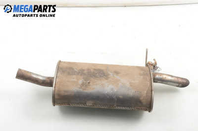 Rear muffler for Renault Kangoo 1.9 D, 54 hp, truck, 2002