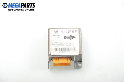 Airbag module for Opel Tigra 1.4 16V, 90 hp, 1997 № GM 09 114 586 EF