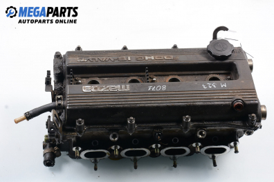 Engine head for Mazda 323 (BG) 1.8 16V GT, 128 hp, hatchback, 5 doors, 1991