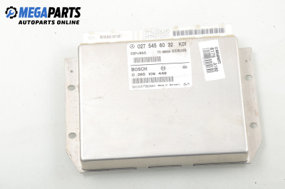 ESP+BAS modul for Mercedes-Benz A-Klasse W168 1.6, 102 hp, 5 türen, 1998