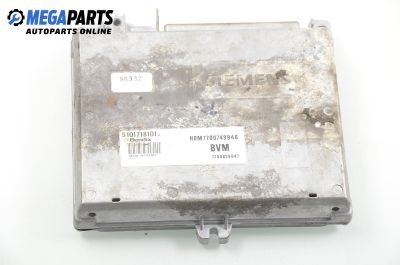 ECU for Renault Clio I 1.4, 80 hp, 3 uși, 1992