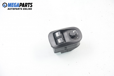 Window and mirror adjustment switch for Peugeot 306 2.0 HDI, 90 hp, station wagon, 1999