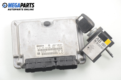 ECU incl. ignition key and immobilizer for Opel Vectra B 2.0 16V DTI, 101 hp, station wagon, 1998