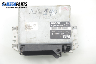 ECU for Opel Astra F 2.0, 115 hp, hatchback, 5 doors, 1992