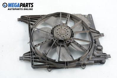 Radiator fan for Renault Clio II 1.5 dCi, 65 hp, sedan, 2005