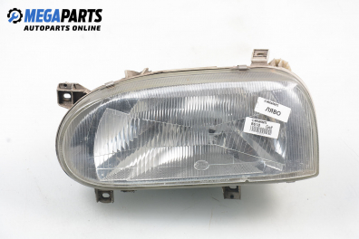 Headlight for Volkswagen Golf III 1.8, 90 hp, 5 doors, 1992, position: left