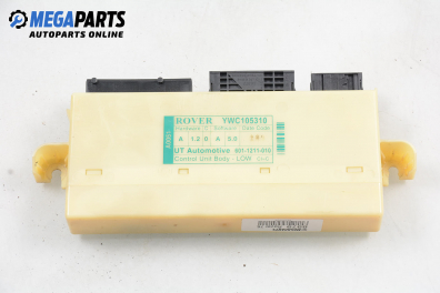 Comfort module for Rover 75 1.8, 120 hp, sedan, 1999