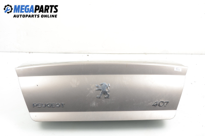 Boot lid for Peugeot 407 1.6 HDi, 109 hp, sedan, 2005