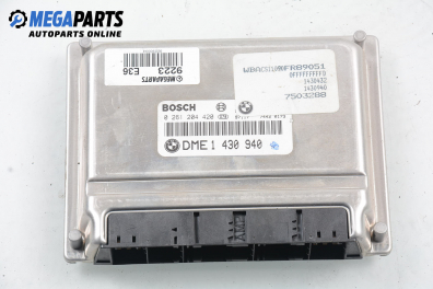 ECU for BMW 3 (E36) 1.9, 105 hp, hecktür, 3 türen, 1999