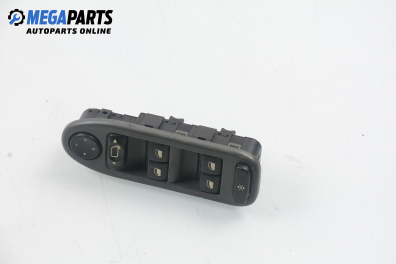 Window and mirror adjustment switch for Citroen C5 2.0 16V, 136 hp, hatchback automatic, 2002