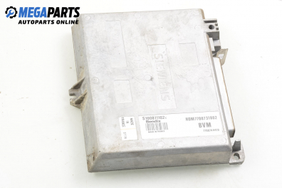 ECU for Renault 19 1.7, 73 hp, hatchback, 3 doors, 1991