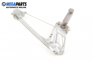 Manual window lifter for Opel Astra F 1.4, 60 hp, hatchback, 5 doors, 1992, position: rear - left