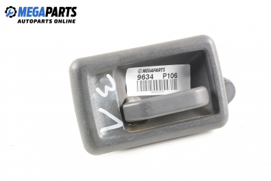 Inner handle for Peugeot 106 1.4 D, 50 hp, 5 doors, 1993, position: rear - left