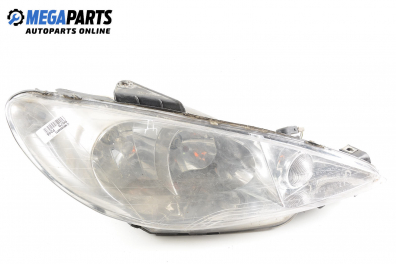 Headlight for Peugeot 206 2.0 HDI, 90 hp, hatchback, 3 doors, 2003, position: right