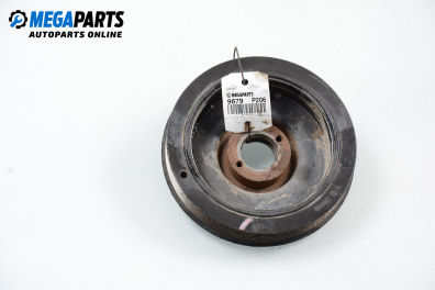 Damper pulley for Peugeot 206 2.0 HDI, 90 hp, hatchback, 3 doors, 2003