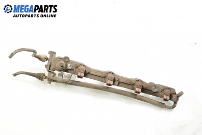 Fuel rail with injectors for Ford Fiesta IV 1.4 16V, 90 hp, 3 doors, 1998