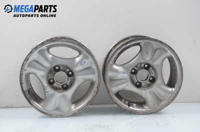 Alloy wheels for Seat Ibiza (6K) (1993-2002) 14 inches, width 6 (The price is for two pieces)