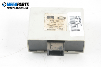 Cruise control module for Rover 75 2.0 CDT, 115 hp, sedan, 2000