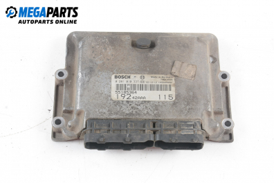 ECU for Fiat Stilo 1.9 JTD, 115 hp, station wagon, 2003