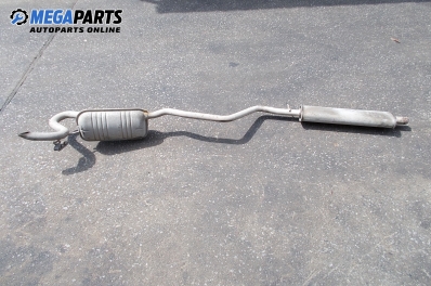 Muffler for Fiat Punto 1.2, 60 hp automatic, 1998