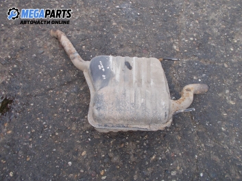 Muffler for Mercedes-Benz C-Class 202 (W/S) 1.8, 122 hp, sedan, 1995, position: rear