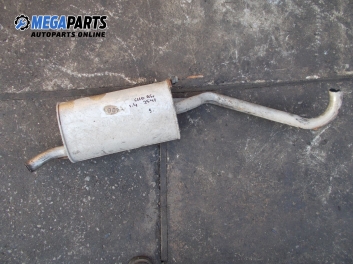 Rear muffler for Renault Clio I 1.4, 88 hp, 1995