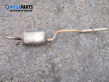 Rear muffler for Fiat Punto 1.2, 60 hp, hatchback, 2008