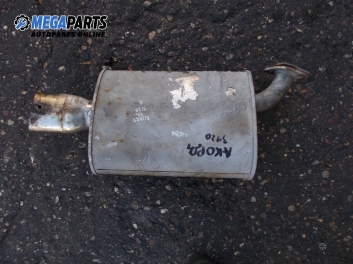 Rear muffler for Honda Accord VI 2.0 Turbo Di, 105 hp, sedan, 1999, position: left