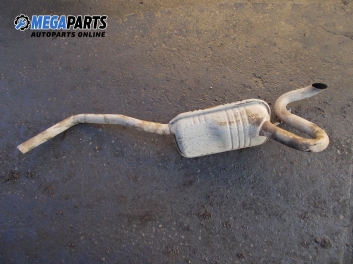 Rear muffler for Fiat Punto 1.7 D, 57 hp, hatchback, 1995