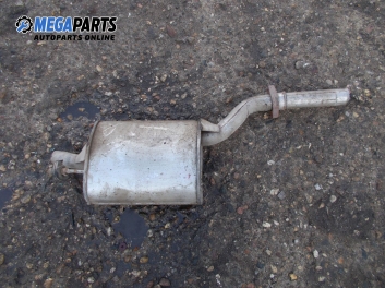 Rear muffler for Mercedes-Benz 190 (W201) 2.0, 118 hp, 1988