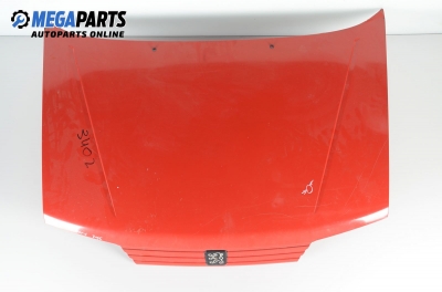 Bonnet for Peugeot 106 1.1, 60 hp, 3 doors, 1992